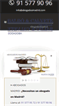 Mobile Screenshot of abogadosmadrid.com